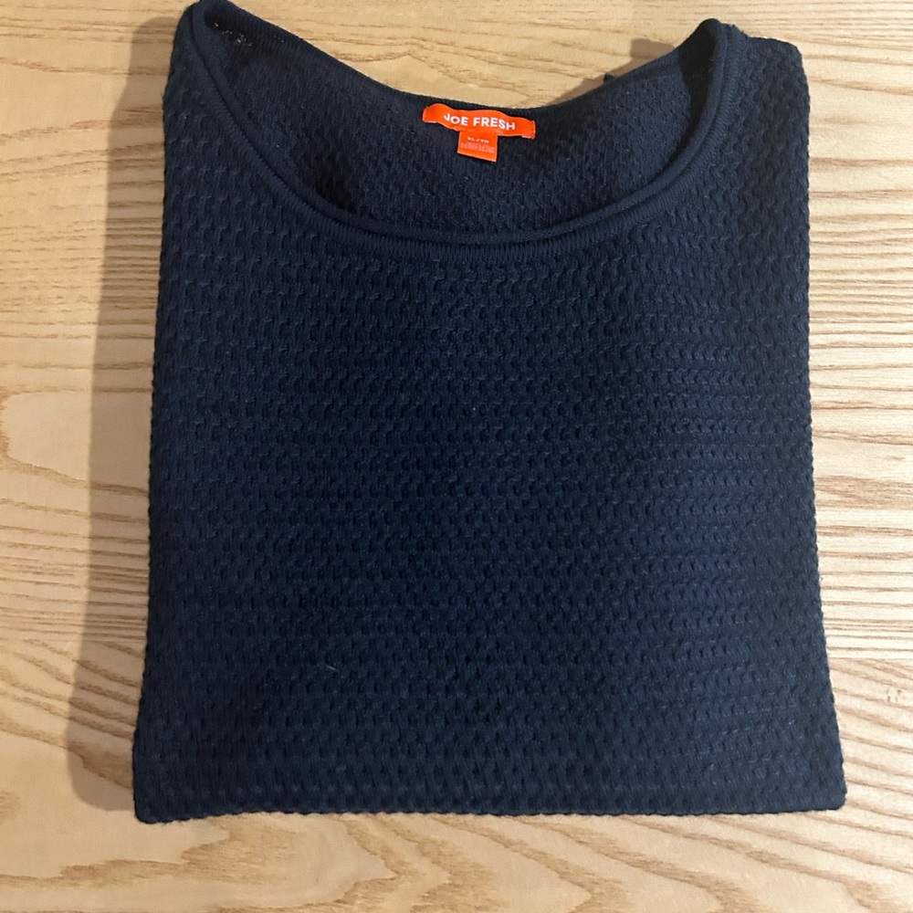 Joe Fresh Navy Sweater. X-Large.